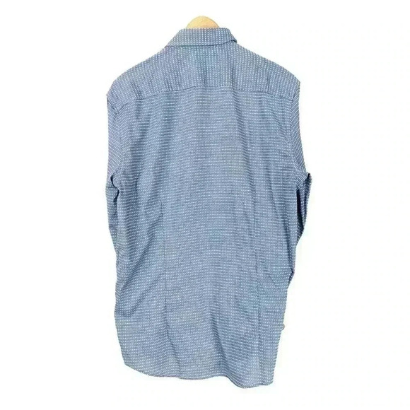 Robert Graham Modern American Long Sleeve Shirt M Button-Up Cotton Tailored Fit - Picture 2 of 5